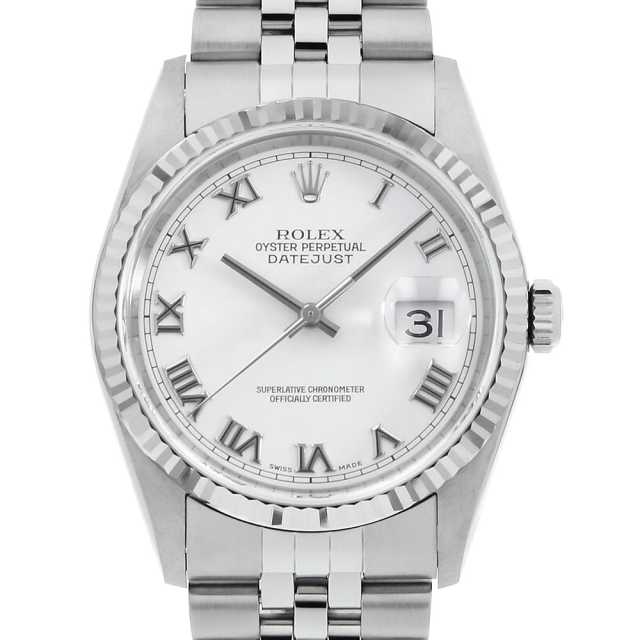 16234 ホワイト ROLEX（ロレックス）デイトジャスト 中古 | 東京・大阪
