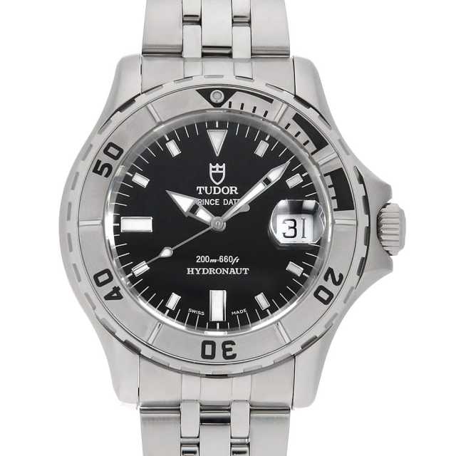 DRD4 TUDORチューダー＃17ピポットフィン10.25中古、先端に傷あり 89190P ブラック TUDOR（チューダー）プリンスデイト ハイドロノート