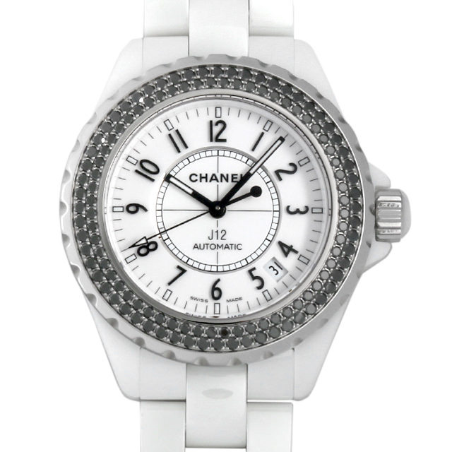 J12 オートマティック ブラックダイヤベゼル H1631 メイン画像
