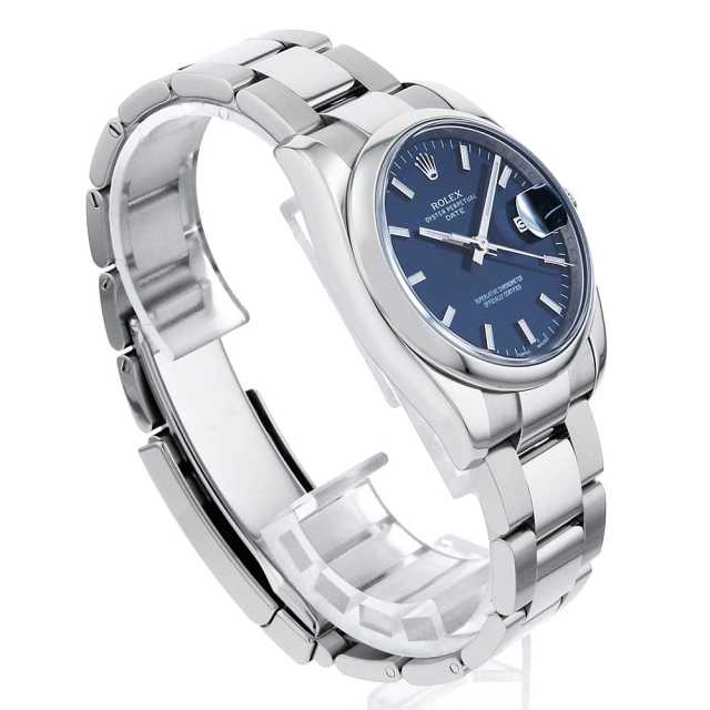 0107-15 bull専用 115200 ブルー ROLEX（ロレックス）オイスターパーペチュアル デイト