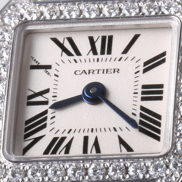 WF9005YA アイボリー Cartier（カルティエ）ミニサントス ドゥモワゼル