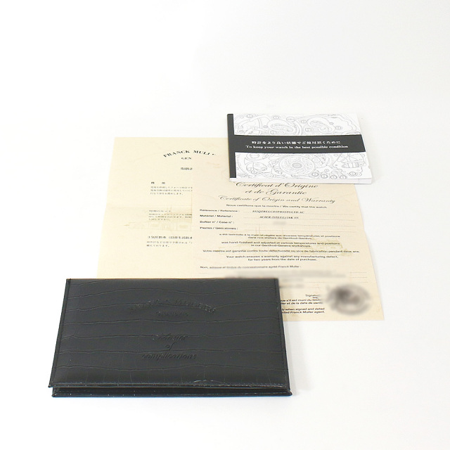 802QZ REL CD 1P BS STG LTD AC シルバー FRANCK MULLER