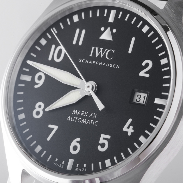 IW328201 ブラック IWC パイロットウォッチ マーク20 マークXX