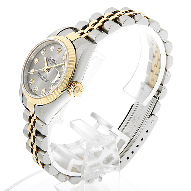 79173G ROLEX（ロレックス） デイトジャスト 10Pダイヤ グレー 中古