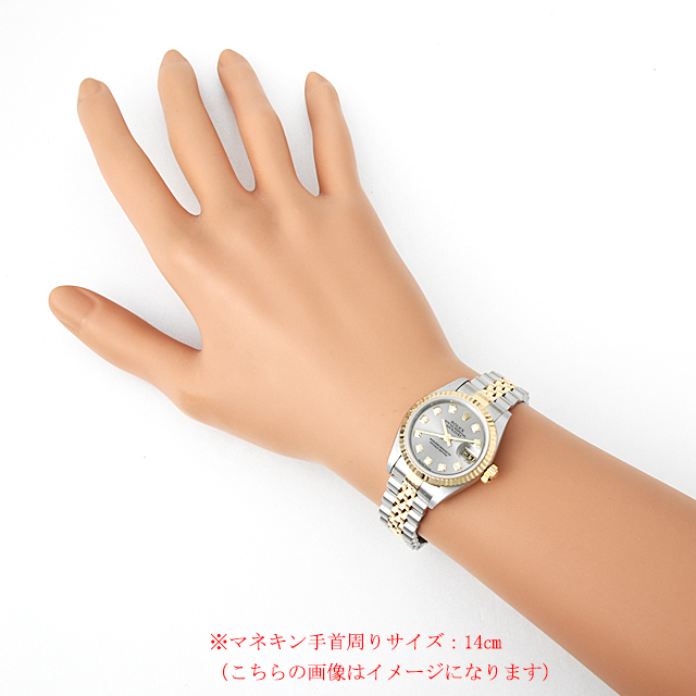 79173G ROLEX（ロレックス） デイトジャスト 10Pダイヤ グレー 中古