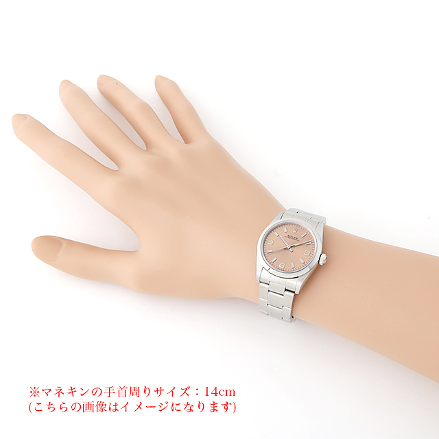 ロレックス オイスターパーペチュアル 77080 ピンク 369ホワイトバー A番 中古 ボーイズ(ユニセックス)Ω 目立つ傷やダメージなどはなく良い状態です ロレックス オイスターパーペチュアル