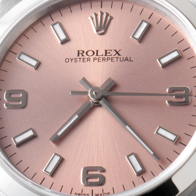 77080 ピンク ROLEX（ロレックス）オイスターパーペチュアル 中古 
