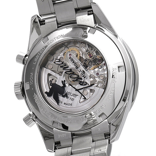 タグホイヤー カレラ タキメーター クロノグラフ トスカーナ577本 CV201Q.BA0794 中古 メンズ