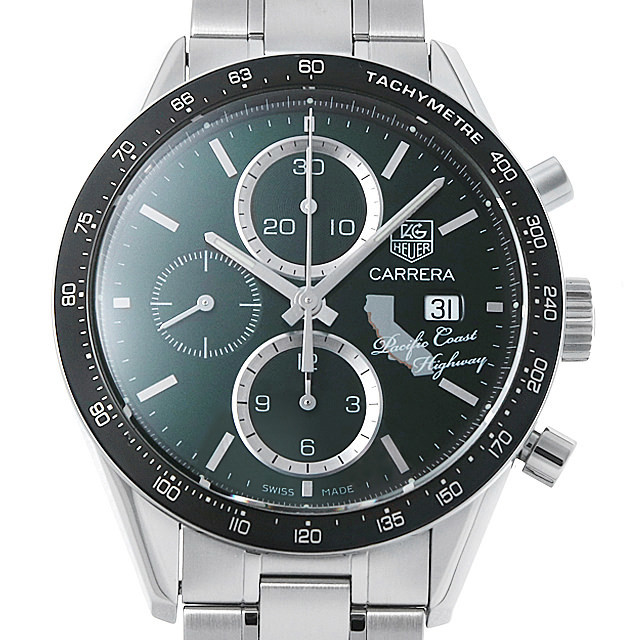 タグホイヤー カレラ クロノグラフ カリフォルニア 限定500本 CV201N.BA0794 中古 メンズ