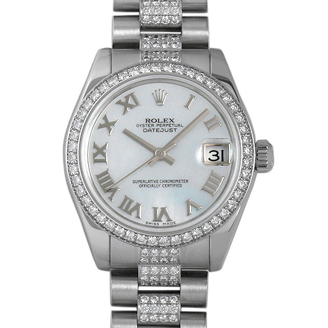 デイトジャスト ベゼルブレスダイヤ 178286NR メイン画像