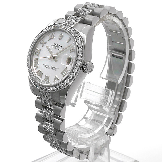 178286NR ROLEX（ロレックス） デイトジャスト ベゼルブレスダイヤ