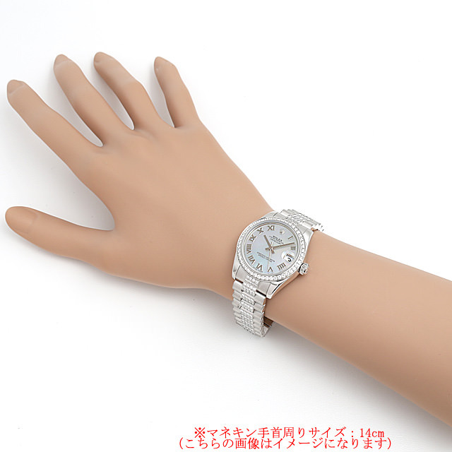 178286NR ROLEX（ロレックス） デイトジャスト ベゼルブレスダイヤ