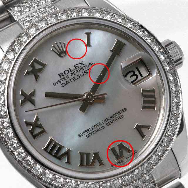 デイトジャスト ベゼルブレスダイヤ 178286NR サブ画像５