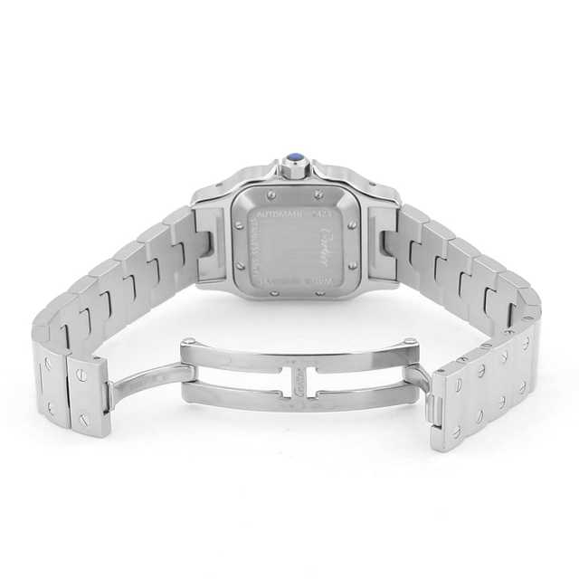 W20054D6 シルバー Cartier（カルティエ）サントスガルベ SM 中古