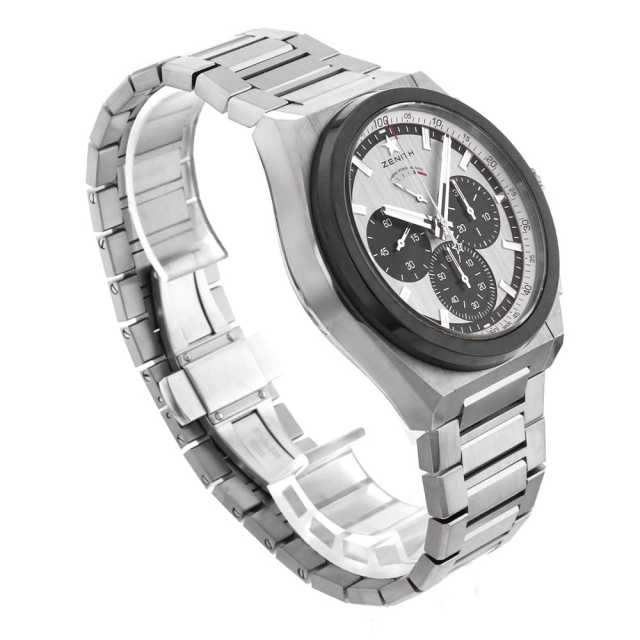 95.9005.9004/01.M9000 シルバー×ブラック ZENITH（ゼニス）デファイ