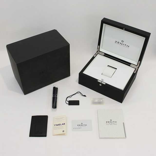 95.9005.9004/01.M9000 シルバー×ブラック ZENITH（ゼニス）デファイ
