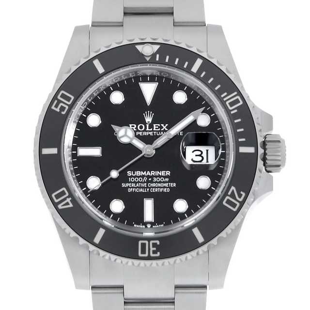 美品 おまけ付き サブマリーナ 40mm デイト ブラック SS ROLEX 126610LN ブラック ROLEX（ロレックス）サブマリーナ デイト 未使用