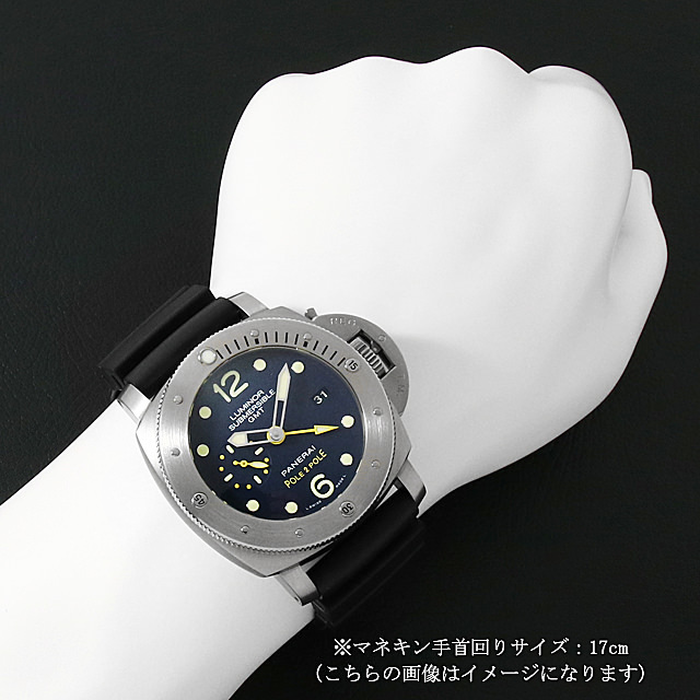 ルミノール サブマーシブル1950 3DAYS GMT オートマティック チタニオ POLE 2 POLE PAM00719 サブ画像３