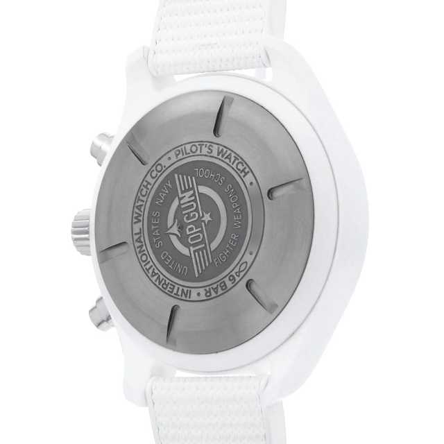 IW389105 ブラック IWC パイロットウォッチクロノ トップガン レイク