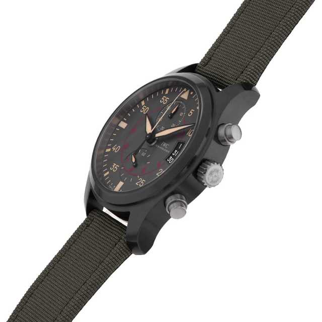 IW388002 グレー IWC パイロットウォッチクロノグラフ トップガン