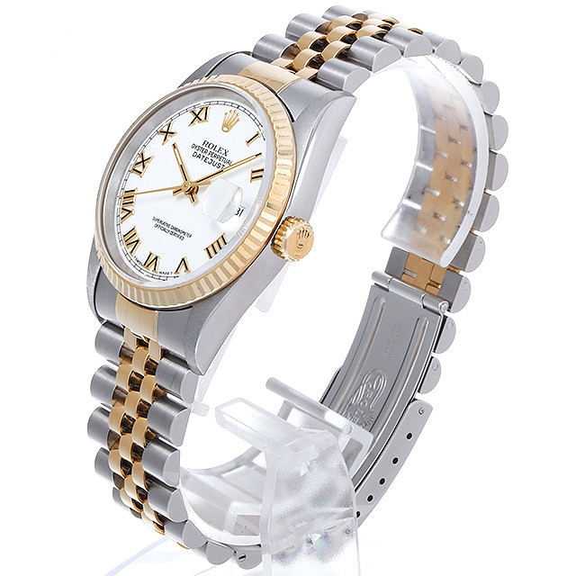 16233 ROLEX（ロレックス） デイトジャスト ホワイトシャンタン