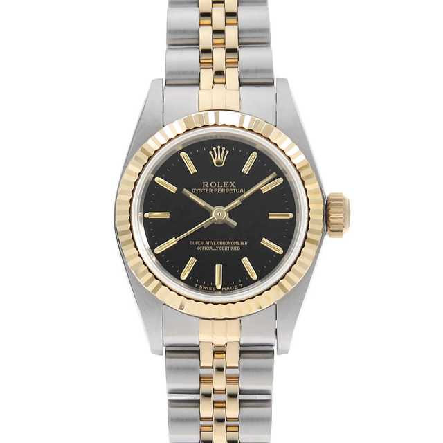 67193 ブラック ROLEX（ロレックス）オイスターパーペチュアル 中古  