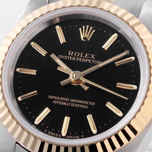 67193 ブラック ROLEX（ロレックス）オイスターパーペチュアル 中古  