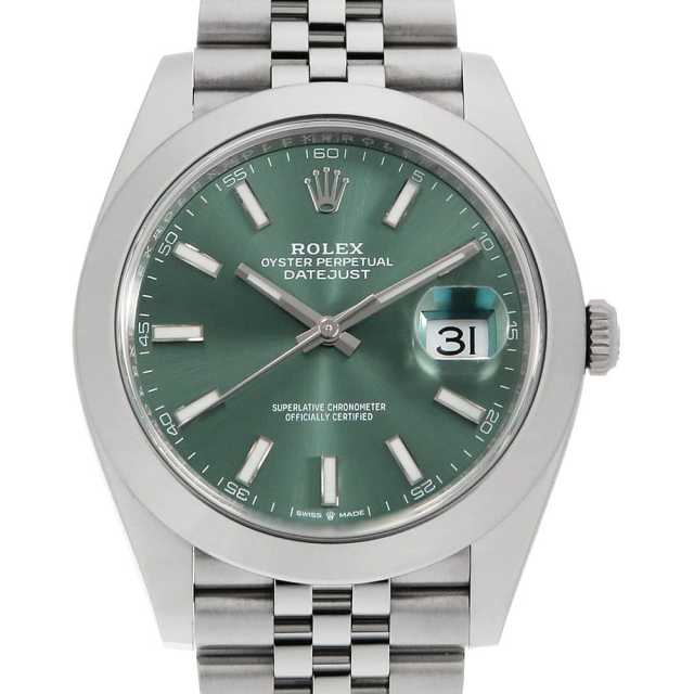 126300 ミントグリーン ROLEX（ロレックス）デイトジャスト41 中古