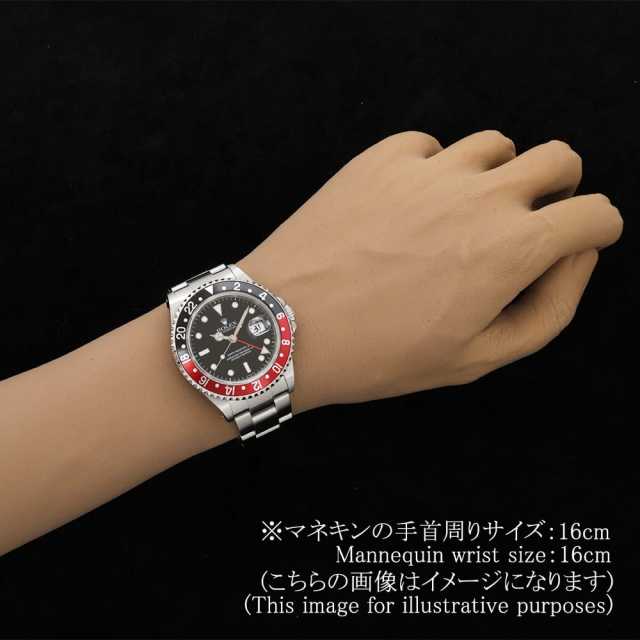 16710 ブラック ROLEX(ロレックス)GMTマスターII 赤黒ベゼル 中古 16710 ブラック ROLEX(ロレックス)GMTマスターII 赤黒ベゼル 中古