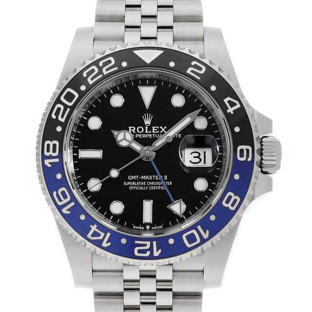 美品純正 現行ロレックスジュビリーブレス M126710BLNR GMTマスターII 126710BLNR [ジュビリーブレスレット ブラック] 中古