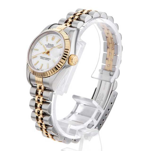 ロレックス デイトジャスト 79173 ホワイト バー Y番 レディース 中古 腕時計 79173 ホワイト ROLEX（ロレックス）デイトジャスト 中古 | 東京・大阪