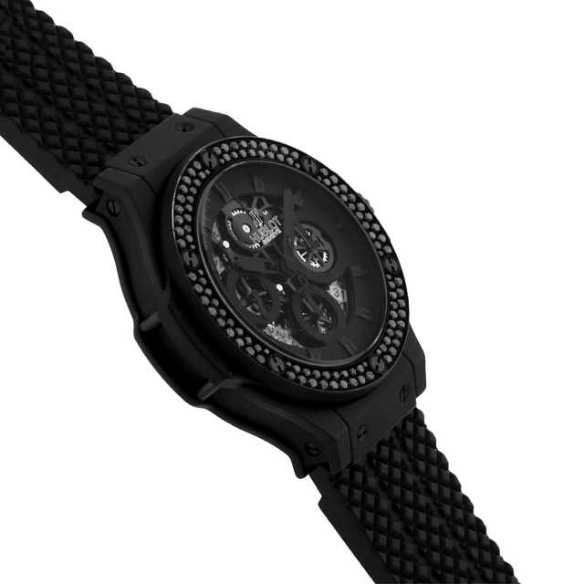 中古 ウブロ HUBLOT 311.CI.1110.RX.1100 ブラック /スケルトン メンズ 腕時計 311.CI.1110.RX.1100 スケルトン HUBLOT（ウブロ）ビッグバン