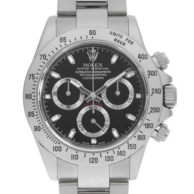 116520 ブラック ROLEX(ロレックス)コスモグラフ デイトナ 中古 116520 ブラック ROLEX(ロレックス)コスモグラフ デイトナ 中古