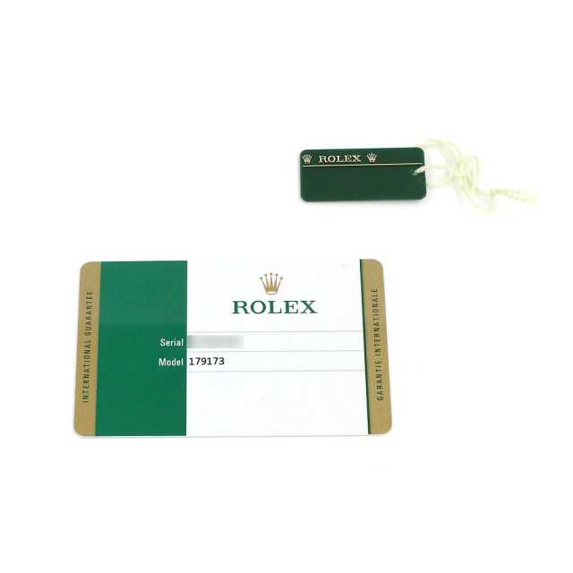 ロレックス デイトジャスト 179173G レディース 中古