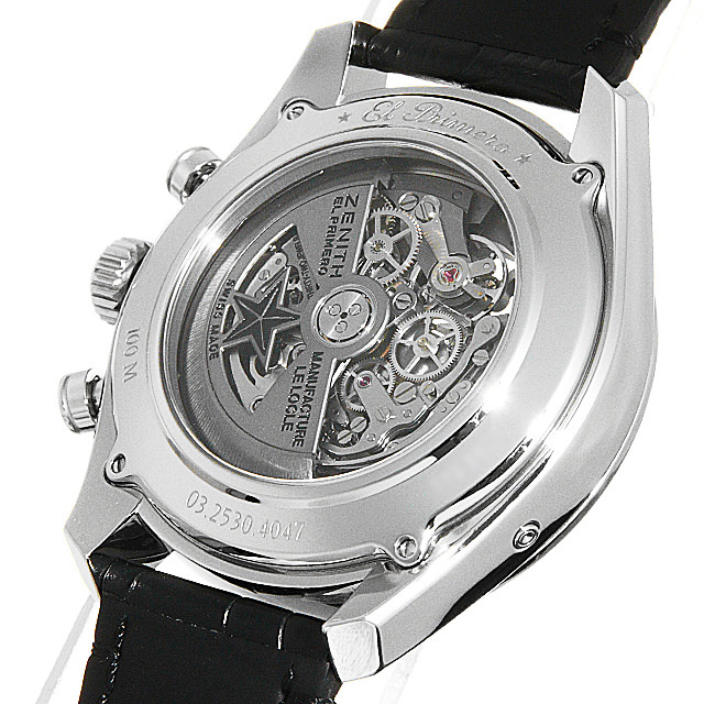 クロノマスター エル・プリメロ グランドデイト フルオープン 03.2530.4047/78.C813 サブ画像２