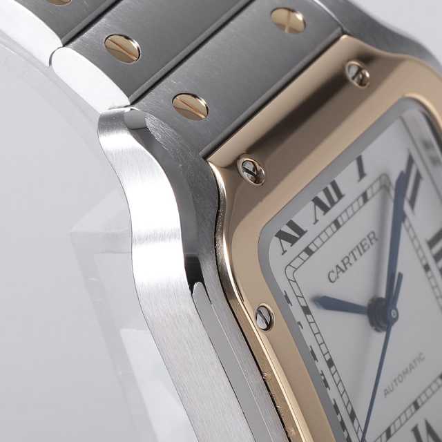 Cartier シルバー 時計サントス W2SA0016 シルバー Cartier（カルティエ）サントス ドゥ
