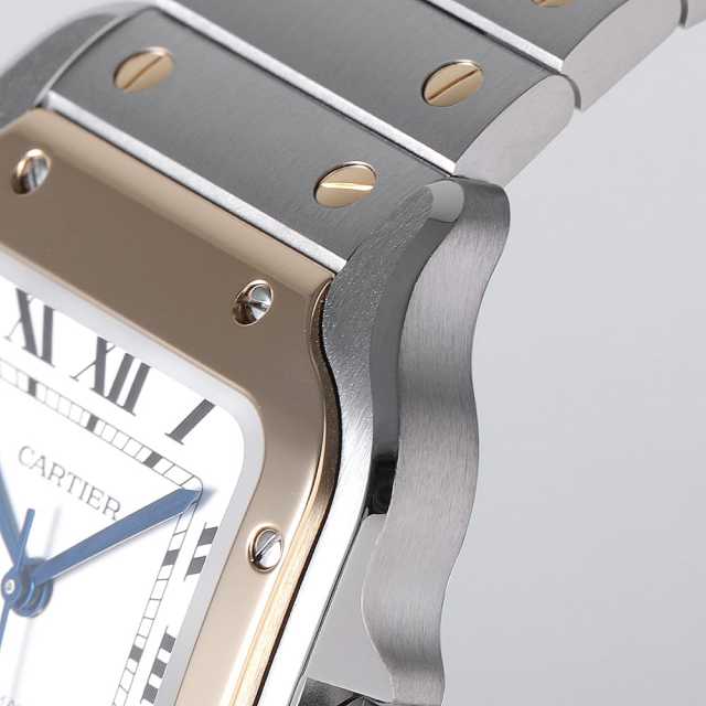 カルティエ Cartier サントス用 2コマ カルティエ Cartier サントス ドゥ カルティエ スケルトン LM