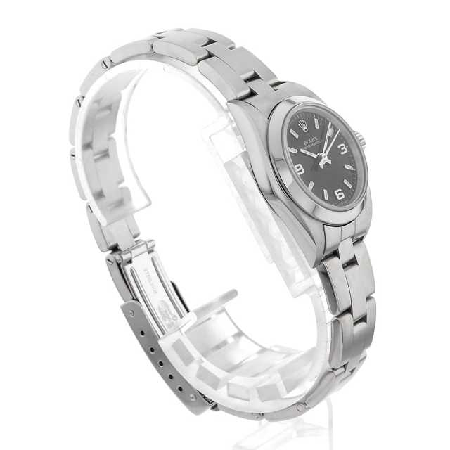 Ｅ４-54)美品稼働 ロレックス 76080 オイスターパーペチュアル 76080 ブラック ROLEX（ロレックス）オイスターパーペチュアル 中古