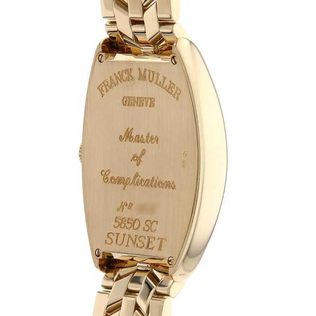 フランクミュラー トノーカーベックス 5850SC SUNSET YG メンズ 中古