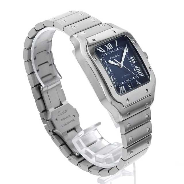 WSSA0071 ブルー Cartier（カルティエ）サントス ドゥ カルティエ LM