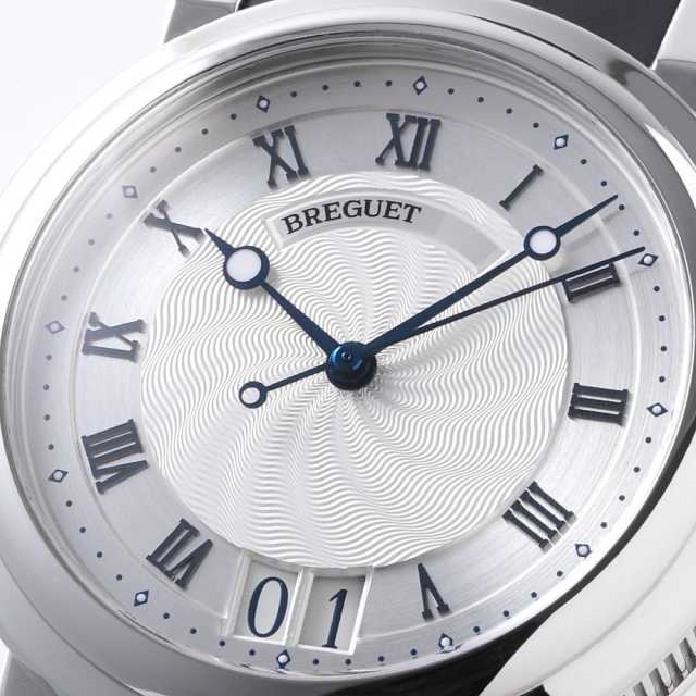 ブレゲ 5817st マリーン 革ベルト ラグ幅20mm 5817ST/12/5V8 シルバー Breguet（ブレゲ）マリーン ラージ