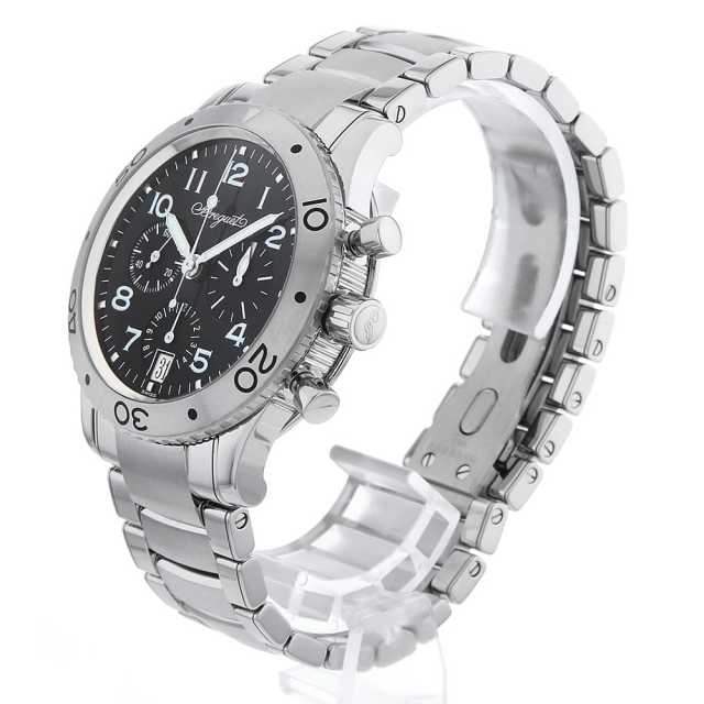 ブレゲ (BREGUET) トランスアトランティックXX ステンレス【USED】 3820ST/H2/SW9 ブラック Breguet(ブレゲ)トランス