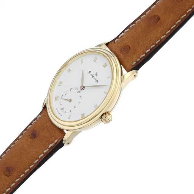 ブランパン ヴィルレ スモールセコンド 7001-1418-55 メンズ 中古 腕時計 7001-1418-55 ホワイト BLANCPAIN（ブランパン）ヴィルレ スモール