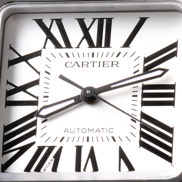 W20126X8 シルバー Cartier（カルティエ）サントス100 MM 中古