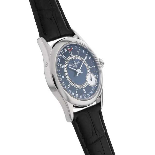 大幅値引き可能　パテック　カラトラバ　パテックフィリップ　6000g-012 6000G-012 ブルー PATEK PHILIPPE（パテックフィリップ）カラトラバ