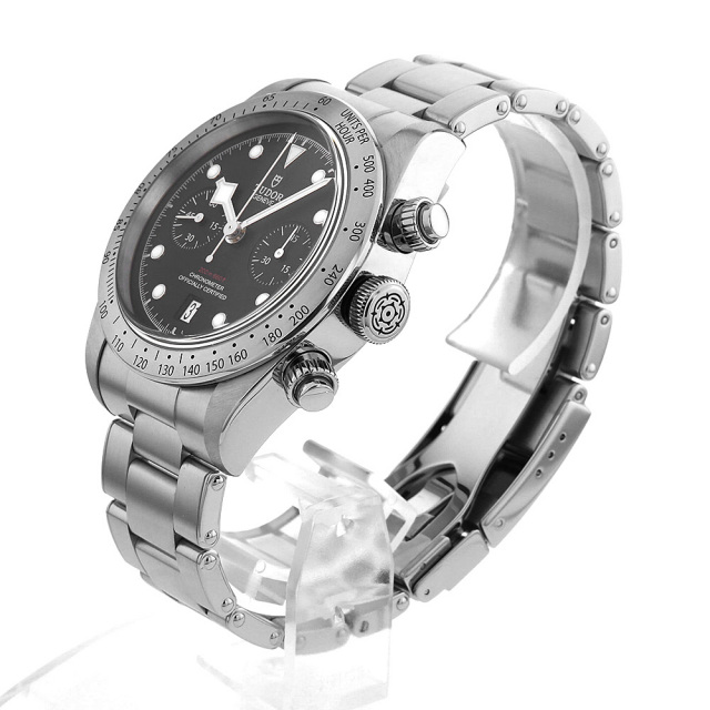 79350 ブラック TUDOR（チューダー）ヘリテージ ブラックベイ クロノ  