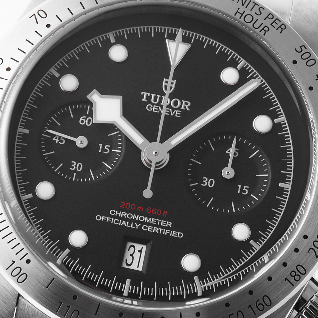 79350 ブラック TUDOR（チューダー）ヘリテージ ブラックベイ クロノ 