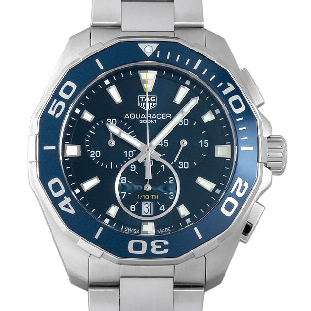 タグホイヤー アクアレーサー クロノグラフ 300M CAY111B.BA0927 中古 メンズ