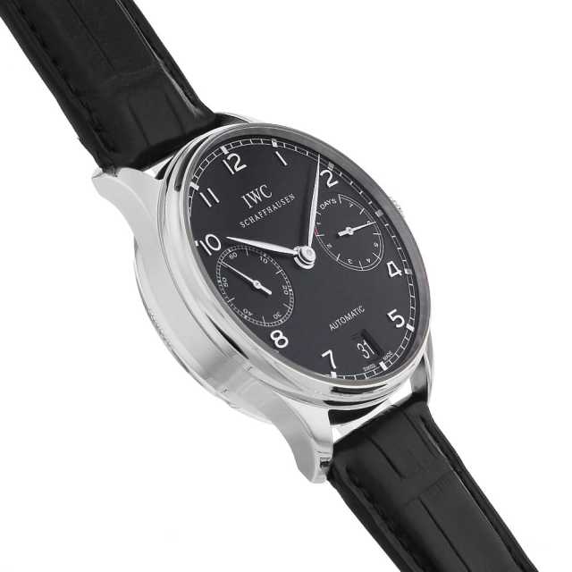 IW500109 ブラック IWC ポルトギーゼ オートマティック 7DAYS 中古