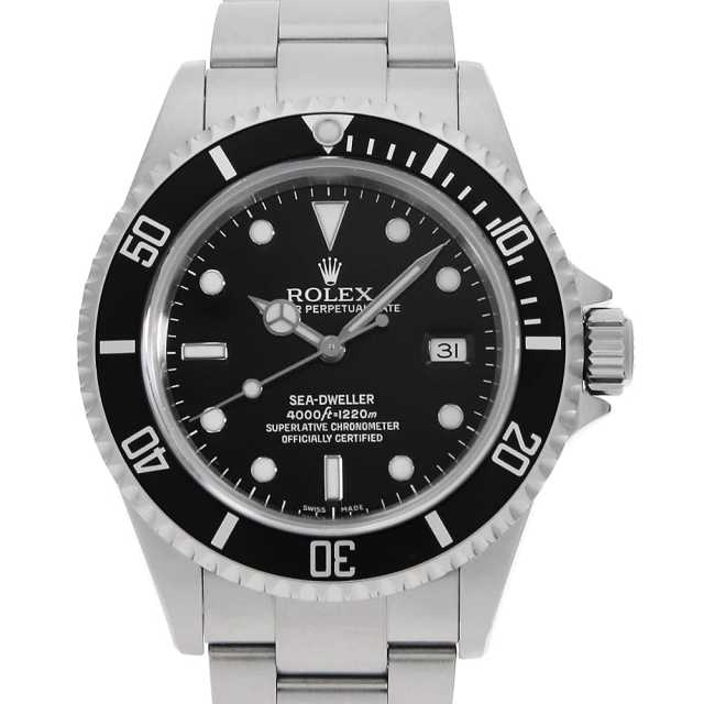 ロレックス シードゥエラー 16600 ブラック M番 メンズ 中古 腕時計 16600 ブラック ROLEX（ロレックス）シードゥエラー 中古 | 東京・大阪